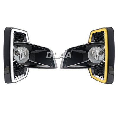 DLAA TY879L DRL drl fog lamp for Toyota Hilux Recco/Hilux Dakar 2018 2019 auto light fog light lamp for Toyota Hilux